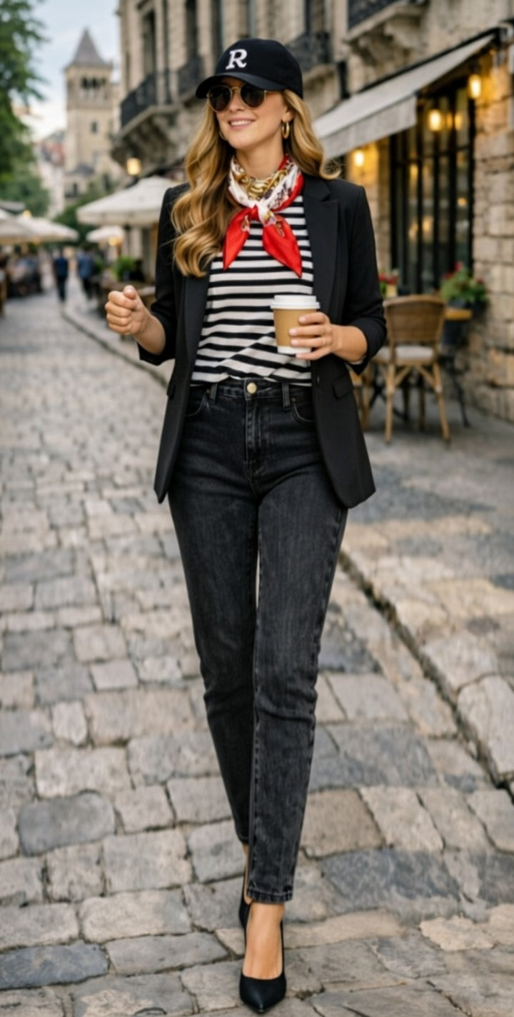 Premium Denim-Color Black Ultra Stretch Skinny Pants