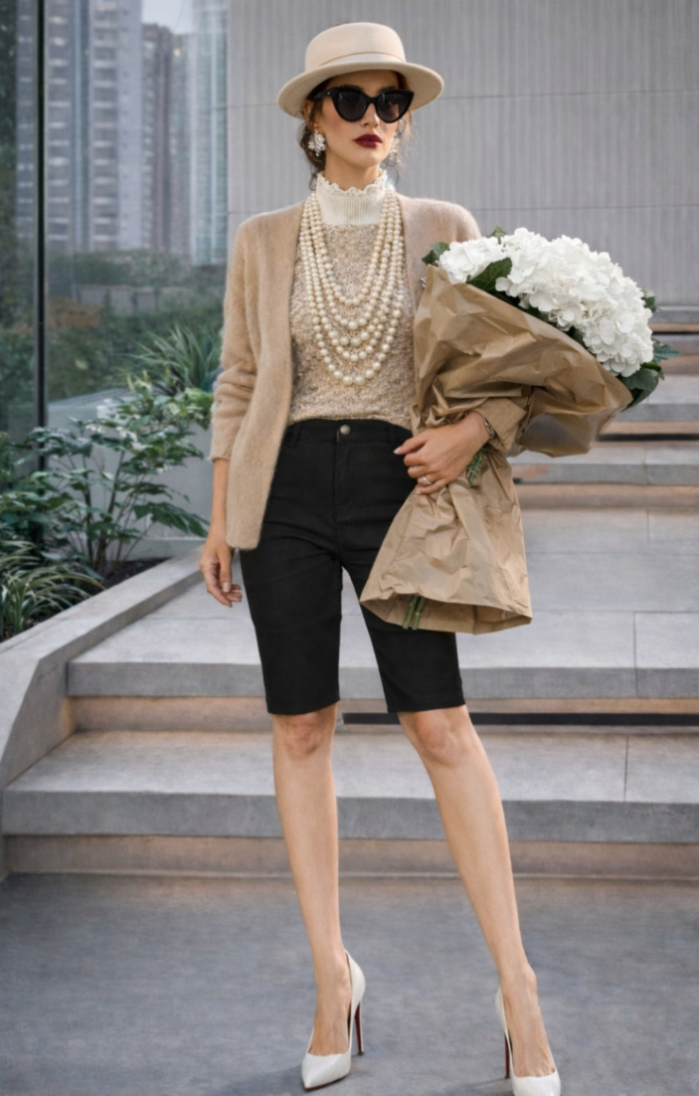 Black Ultra Stretch Shorts